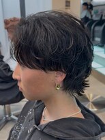フィフスパーク(fifth PARK)&nbsp;無造作シャドウパーマのマッシュスタイル◎