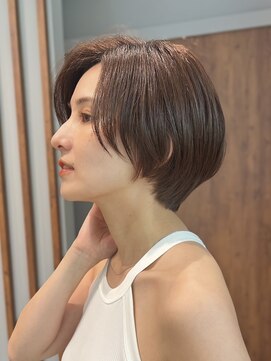 サン 白金台(SUN) 前髪長めのくびれショートボブ白金目黒
