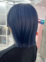 ミルシンク(1005mille cinq) ブルーグレー/切りっぱなしミディ/寒色カラー