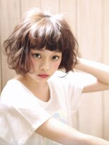 エイミーバイアフロート(amie  by afloat)&nbsp;ヌーディーカラーとほつれウェービーでニュアンスボブ☆