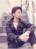 【Ｍ／ＲＵＤE】黒髪ツーブロック×グランジ刈り上げ