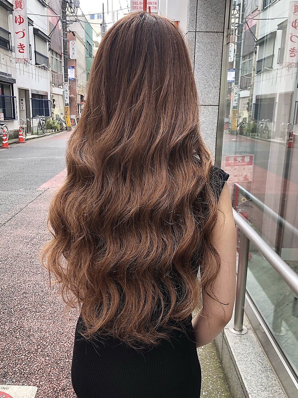 ブラウン#シールエクステ#大人ダークカラー#エクステ#銀座