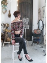 オゥルージュ カシェ(Au-rouge Cashe) 【一軒家プライベートサロン&フォトスタジオ】ハンサムショート