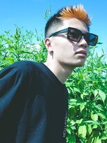 サンディーズバーバーショップ(Sandees)&nbsp;スクエアショートアップバングサイドグラデーション