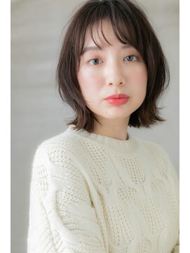 カバーヘア イヴ 戸頭店(COVER HAIR EVE) 大人可愛いくせ毛風くびれ外ハネボブウルフ304Z戸頭20代30代40代