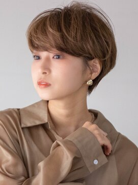 サーカス バイ ビュートリアム 青山(CIRCUS by BEAUTRIUM) マッシュショート 大人可愛い うる艶髪 暖色系カラー 30代40代