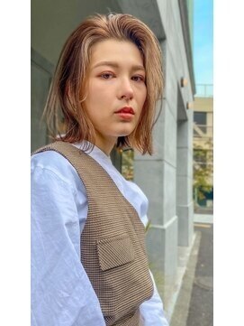 ヘアサロンエム 川越(HAIR SALON M) 外ハネボブ×インナーカラー