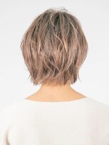アース 三軒茶屋店(HAIR&MAKE EARTH)&nbsp;三軒茶屋_無造作_ショート_コテ巻き_デザインカラー_小顔