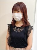 【MIO】カーディナルレッド×イヤリングカラー