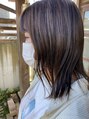 テントヘアー(tent hair) ベージュ系で落ち着かせインナーで遊んでみました♪