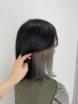 シエル 立川店(CIEL) インナーカラー×シルバーベージュ【CIEL×maki】