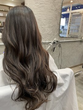 エン(en) バレイヤージュ×アッシュベージュ