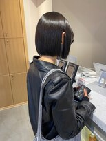 スムーク(smuk)&nbsp;【smuk/スムーク】切りっぱなしボブ/透明感カラー/アッシュ