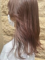 エッジ ヘア メイク(edge hair +make)&nbsp;ピンクカラー/ピンクベージュ/インナーカラー