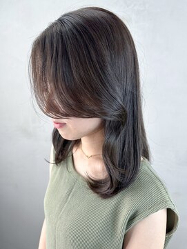 アイティーバイアルバム 藤沢店(IT by ALBUM) ナチュラルミディ_マチルダボブピンクベージュ_ba461481