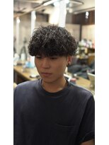 メゾンフォーメン(Maison for men)&nbsp;波巻きスパイラルパーマ/マッシュ/2wayセンターパート
