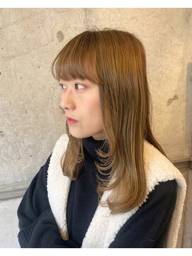 エミュ 天文館店(eMu) ミディアムレイヤースタイル