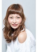 大人かわいいラウンドフロント
