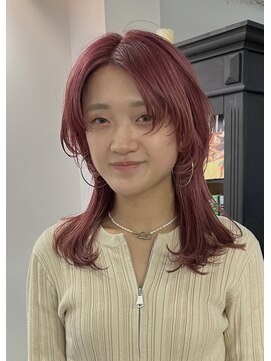 ユーリカ(Eurica) くすみピンクカラー/レイヤーカット