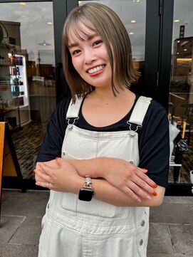 アンドファインヘアービューティー(AND FINE hair beauty) ブリーチなしグレージュ