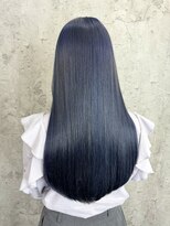 ルーツアイリー 心斎橋(ROOTS IRIE)&nbsp;20代30代40代　髪質改善　髪質改善カラー　ネイビー　韓国ヘア