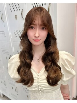 クム(kumu) レイヤーカット/前髪カット/顔周り/シースルー/名古屋/栄/韓国