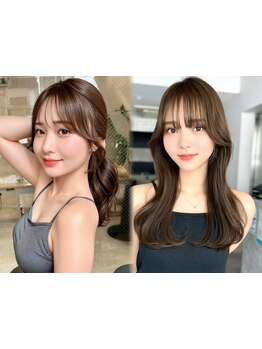 前髪/顔周りのレイヤーカットで小顔を創る！韓国風くびれヘア～ショートまで抜け感のある華やかさを☆/池袋