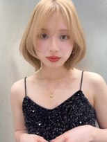 ソヨン 栄店(SOYON)&nbsp;似合わせカット/メルティカラー/レイヤーボブ/切りっぱなし/小顔