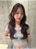 韓国ヘア/ブリーチなし/顔周りカット/レイヤーカット/