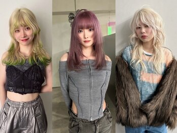 ティントバイアロブリーチ 大阪梅田(tint by alo bleach)の写真/【ブリーチ+カラー+TR￥9000】最旬カラーをダメージレスに◎実力派カラーリスト在籍[大阪梅田駅/ブリーチ]