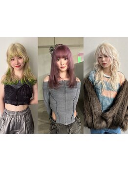 【ブリーチ+カラー+TR￥9000】最旬カラーをダメージレスに◎実力派カラーリスト在籍[大阪梅田駅/ブリーチ]