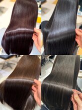 お客様の髪質・お悩みに合わせた髪質改善ケアカラー◎