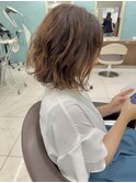 オイルをつけてドライのみ!デジタルパーマスタイル
