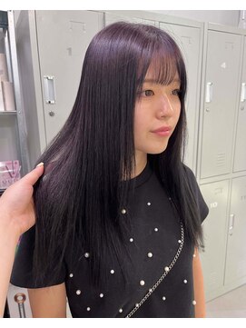 レイ(Lay.) 【スタイリストArisa】ブリーチなしダブルカラー　ラベンダー