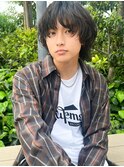 メンズマッシュウルフ