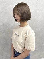 フランチェスカドットボブ(francesca.bob)&nbsp;《別所好葉》ミルクティー×ボブスタイル