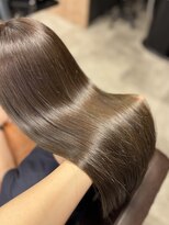 リンクエン(Link enn)&nbsp;【ヘーゼルベージュ】髪質改善/韓国ヘア/艶カラー