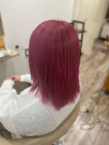 サンリサ 北本店(sanRisa)&nbsp;【ブリーチあり】ラベンダーピンク髪質改善