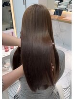 ロンドルピナス 小倉(Lond Lupinus)&nbsp;ミディアムヘア暗めカラー/デザインカラー/フェイスフレーミング