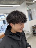  シャドーパーマメンズパーマニュアンスパーマ札幌大通