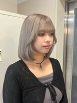 エトレ(etore)&nbsp;【ビフォーアフターあり】ショートボブ/ホワイトグレージュ