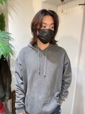 メンズ★ミディアムウルフ