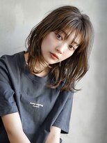 ギークス(GEEKS)&nbsp;【GEEKS渋谷】伸ばしかけロング/冬カラー/グレージュ/大人ウルフ