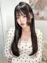 オニキス(ONYX)&nbsp;C17ケラチン髪質改善韓国レイヤーカット表参道チョコブラウン