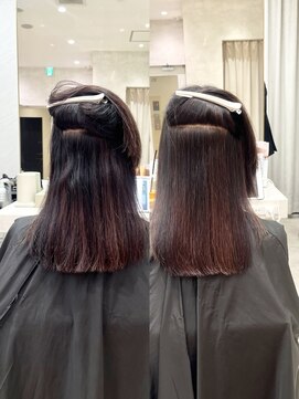 シンズ 銀座(sins) 60代、髪のダメージで悩んでいたお客様がsinsで美髪に