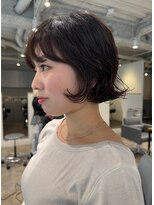 カフ(CAF)&nbsp;CAF 照下 イメチェン ボブ ニュアンスパーマ 大阪