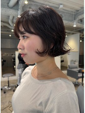 カフ(CAF) CAF 照下 イメチェン ボブ ニュアンスパーマ 大阪