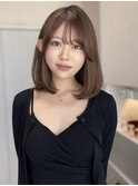 好印象ミディアムレイヤーヘアー【野呂朱里】