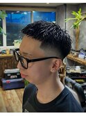 クロップ　フェード　メンズ
