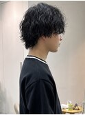 透明感カラー ボブ 前髪 ショート カラー ブリーチ&ダブルカラー